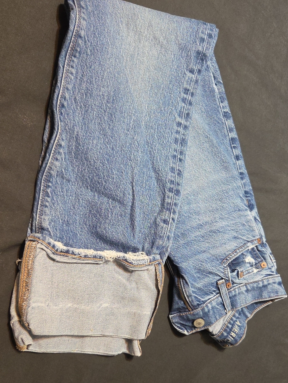 American Eagle Outfitters Light Blue Wide Leg Jeans